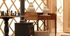 The Yurt at Harptree Court, Somerset