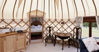 The Yurt at Harptree Court, Somerset