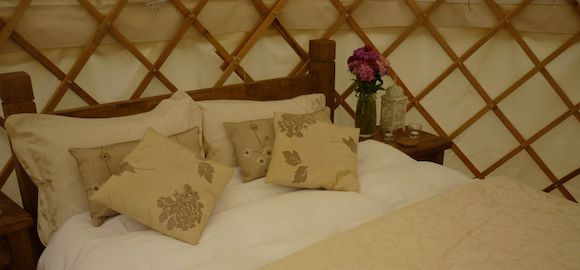 Elderflower Yurt, Secret Cloud Yurts, Derbyshire