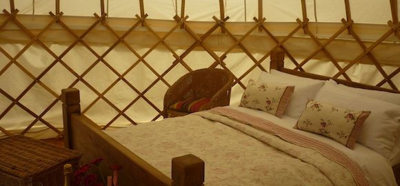 Rosehip Yurt, Secret Cloud Yurts, Derbyshire