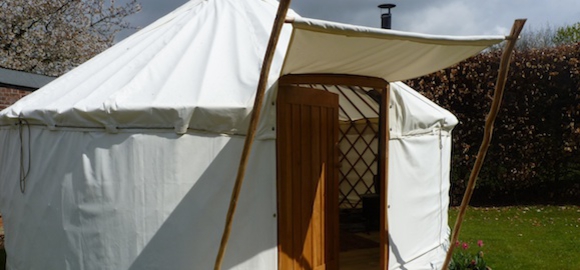 Mount Hall yurt exterior
