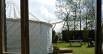 Mount Hall yurt from kitchen