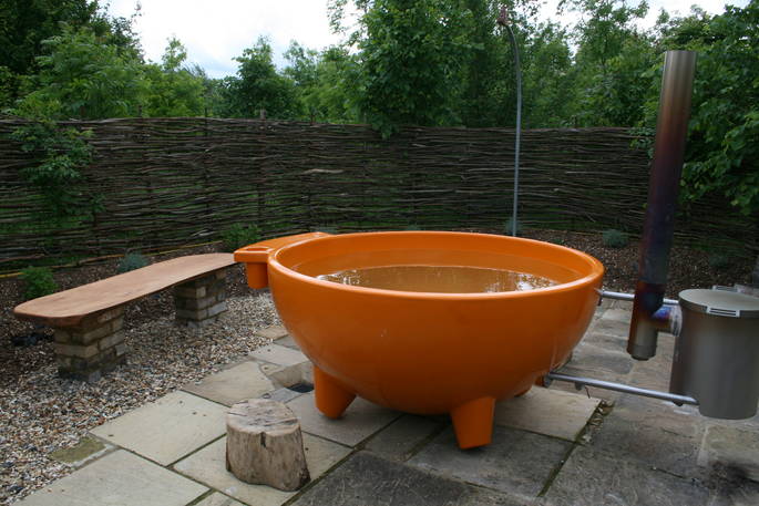 the coppice woodland camp guilden gate hot tub