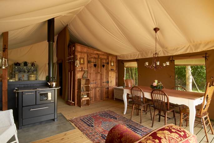 Luxury Lodge Tent Interior Secret Meadows by Craig Girling