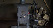 de Etchyngham geodome wood burner at Robertsbridge, Sussex
