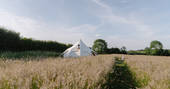 Upper Navy yurt surrounding area, Priors Hardwick, Warwickshire