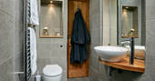 Oakdown Treehouse - bathroom, Colerne, Wiltshire