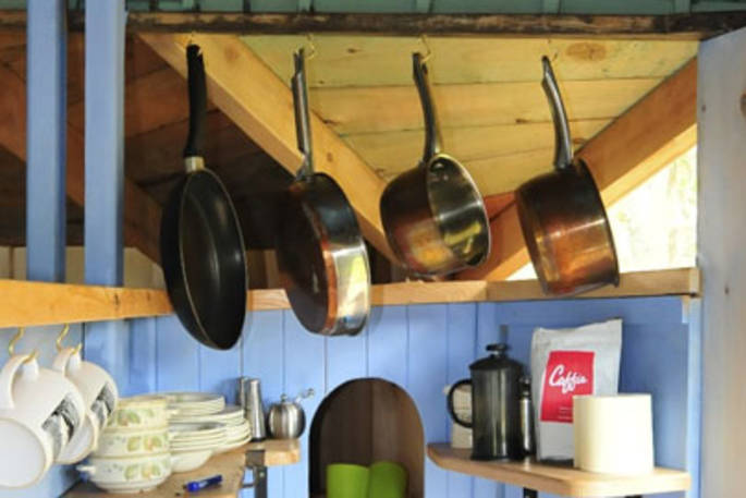 Kittiwake cabin kitchen, Isle Of Mull, Argyll & Bute, Scotland