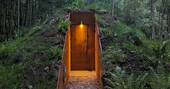 entrance to the sauna