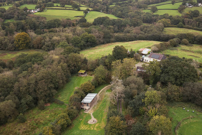 Arial view of the estate
