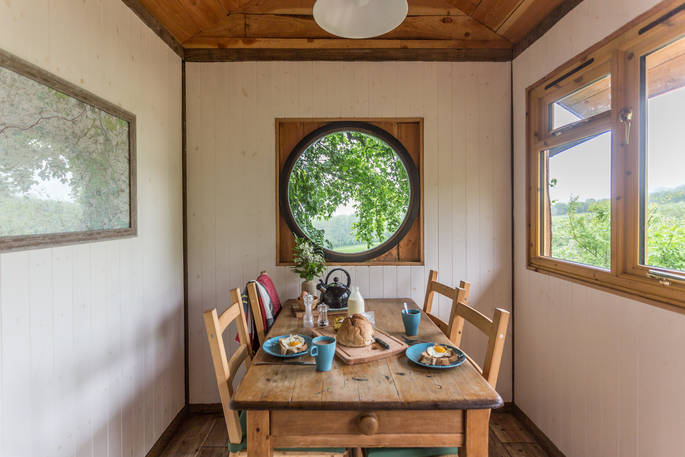 Cabin dining area 