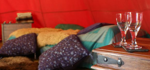 Mountain tipi, Eco Retreats, Wales