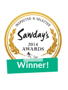 Winner of Sawday's Awards 2014  - Squeaky Green