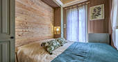 Cote Boheme cabin double bedroom, Calvados, Normandy, France