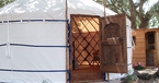 Jaipur, The Hoopoe Yurt Hotel, Andalucia, Spain