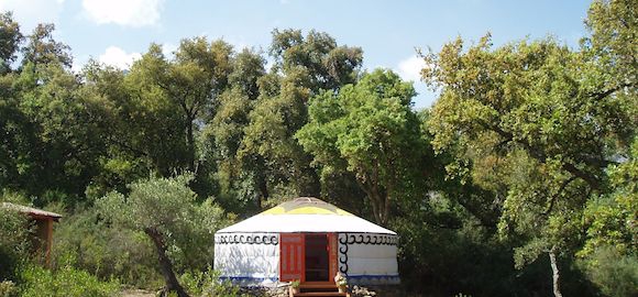 Mongolian, The Hoopoe Yurt Hotel, Andalucia, Spain