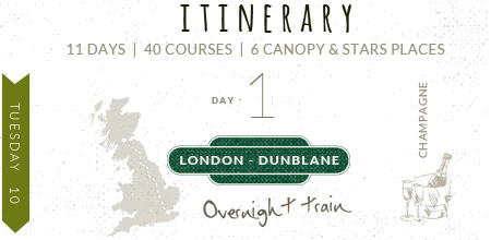 Day 1 - overnight train