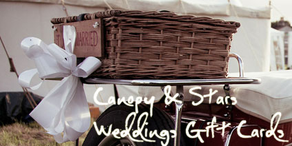 Canopy & Stars Weddings Gift Cards
