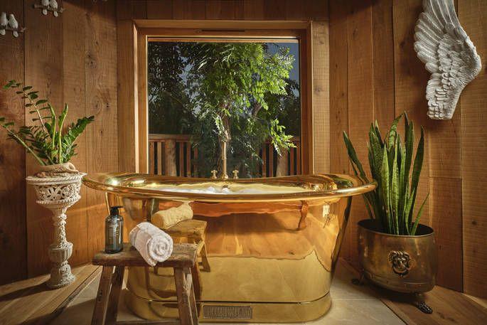 The Nest Treehouse Copper Bath 