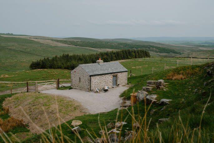 The Quarryman's Bothy in the moorland 