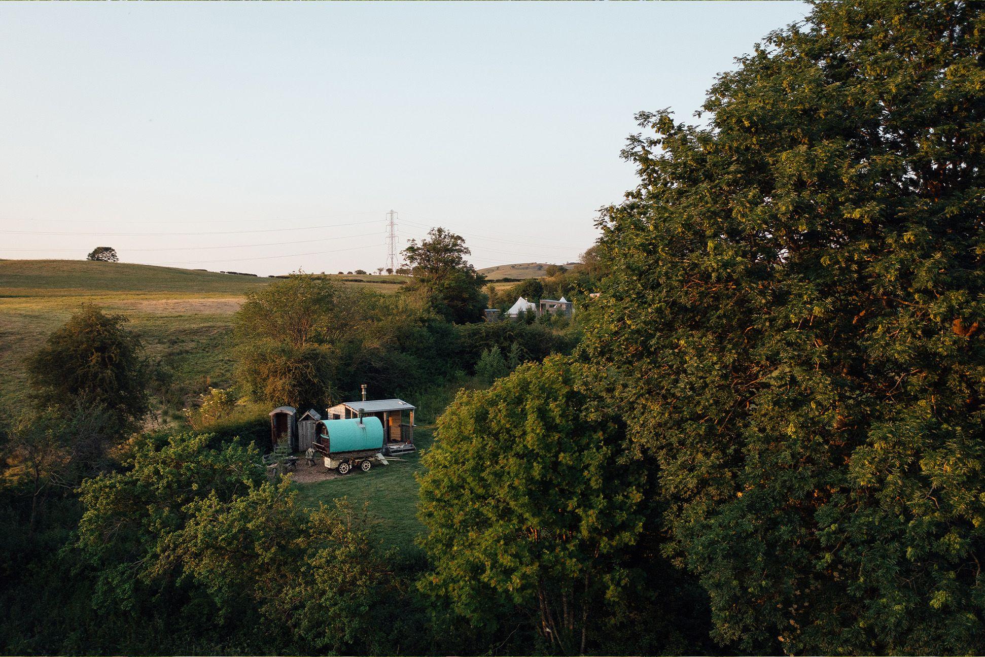 Glamping site in rural location 