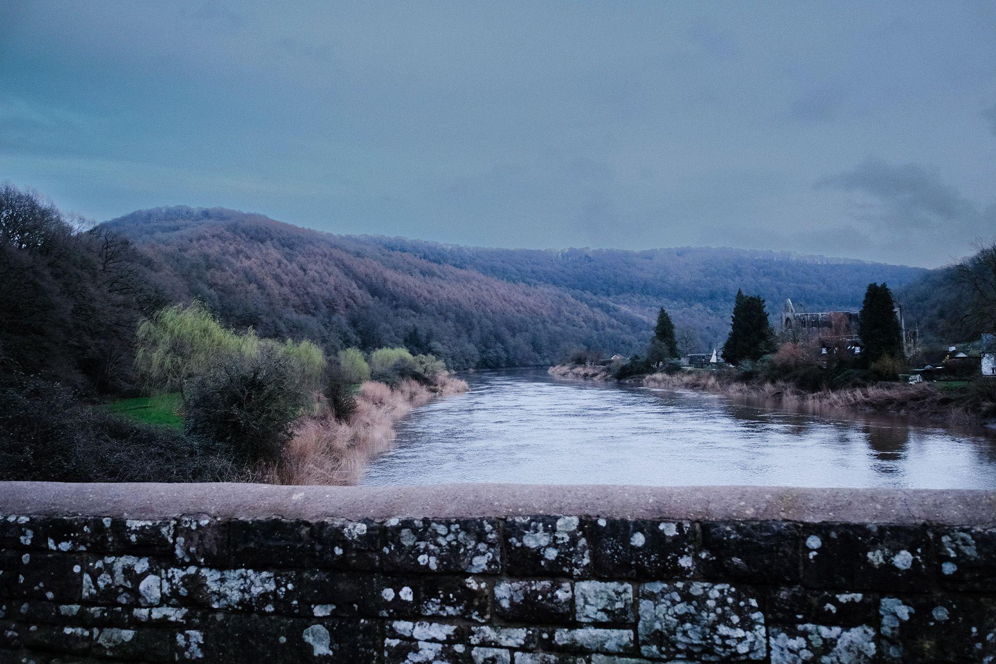 View of river from bridge 