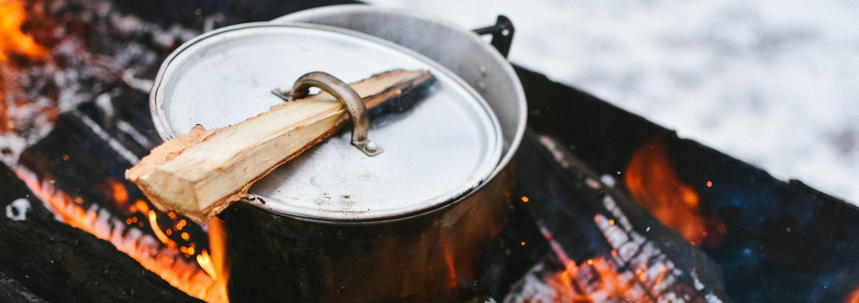How to cook on the beach