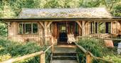 1 - Front exterior of the treehouse