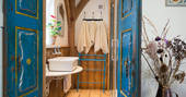 The Oak House cabin bathroom, Beechwood Cottages, Bath & N.E. Somerset 6