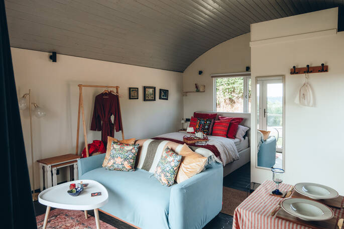Open plan interior