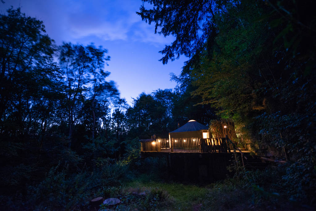 Bramblewood Yurt Yurt in Bath Canopy & Stars