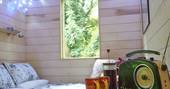 hazel tree cabin chiltern yurt retreat glamping buckinghamshire bedroom