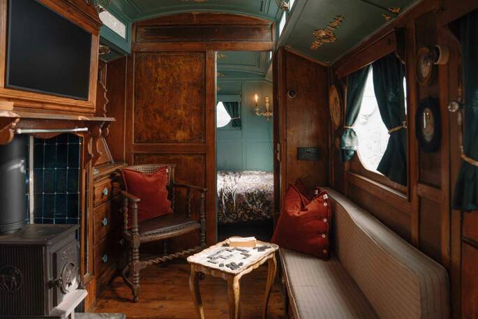 Entrance to double bed