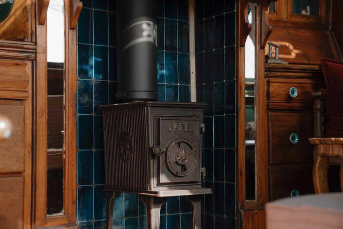 Wood burner as the main source of heat