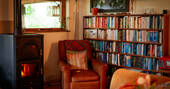 Books and armchair