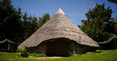 Exterior view of The Roundhouse at Bodrifty Farm in Cornwall