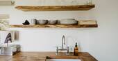 Kitchen shelves