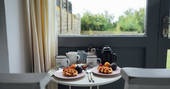 Tea and waffles for two at the Observatory in Cornwall