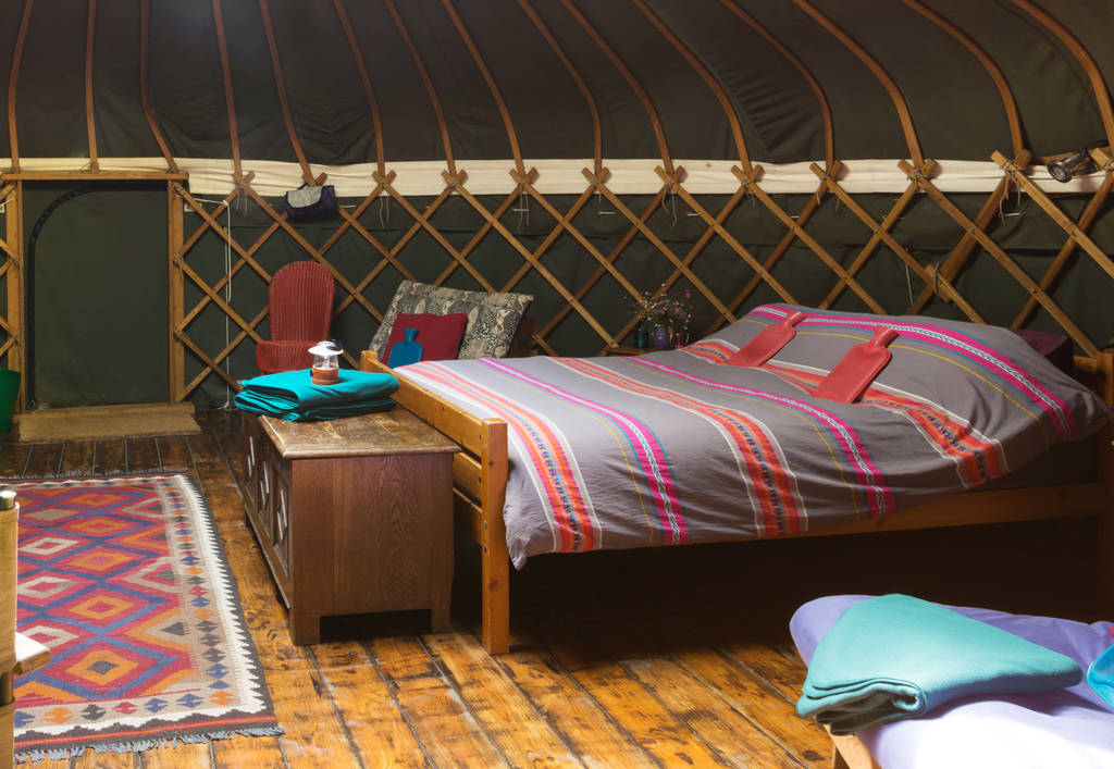 Orchard Yurt Yurt in Cornwall Canopy & Stars