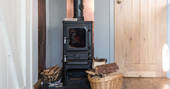 wood burner, glamping, launceston