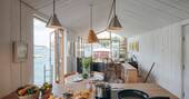 Kitchen and living area