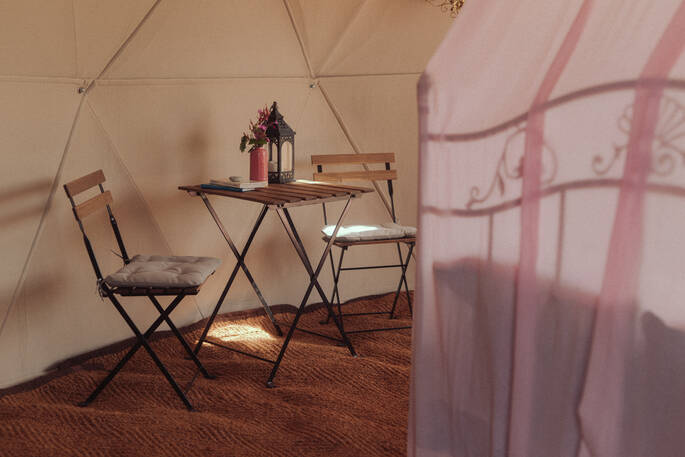 Interior sitting area 