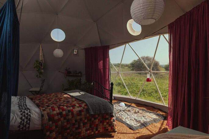 Bedroom and view