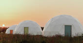 Exterior at sunset