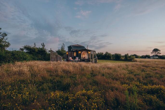 16 - evening in the cabin