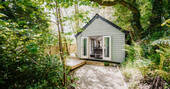 The Cabin at Wrinklers Wood, St Agnes, Cornwall, England,