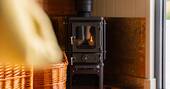 wood burner as the main source of heat
