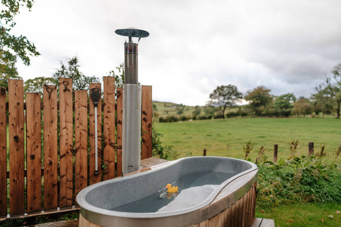 The Fawn cabin - view from the hot tub, Keswick, Cumbria