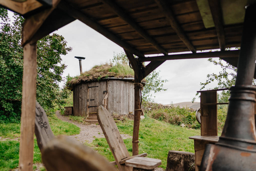 Bowber Head Roundhouse Cabin in Cumbria Canopy & Stars