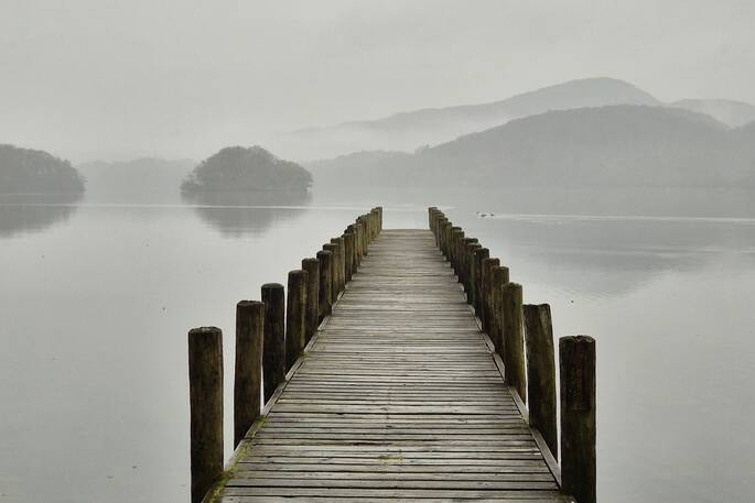 Misty jetty